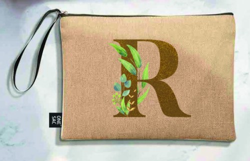 Tote bag lettre r - cadeaux de mariage